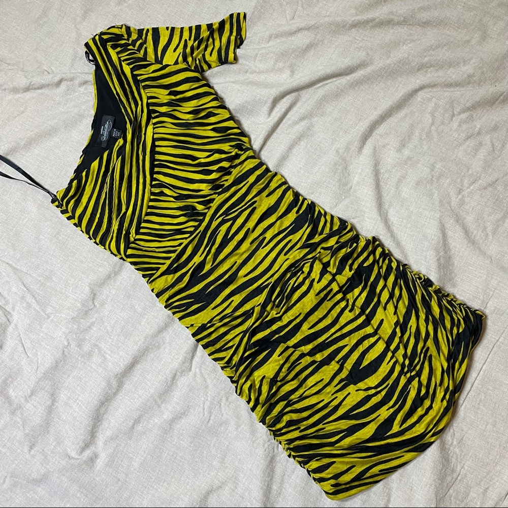 Bebe one shoulder dress